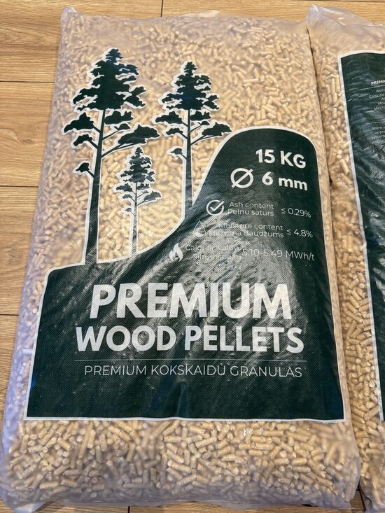 Kokskaidu granulas "Latpellet", Latvija, 6mm, JURIDISKĀM PERSONĀM